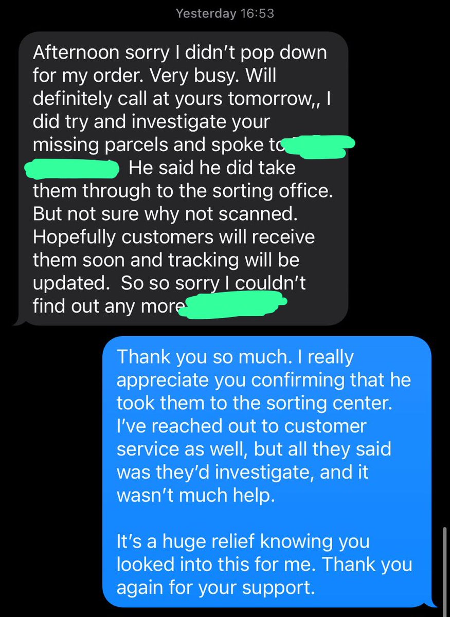 apolloipsum's tweet photo. Following up on my previous post about @RoyalMail losing 90+ 24 HR tracked parcels:

The escalation team informed me that they investigated the issue, and the operations manager at Swansea Delivery Office concluded that I did not send any parcels on the Wednesday in question. They claim they did not "receive" the parcels, despite both verbal and text message confirmation from the Royal Mail worker at the reception who took in my parcels, confirming they were received and sent to distribution.

As a result, I am being denied compensation. Royal Mail is falsely claiming that I did not bring in over 90 parcels that day, despite clear evidence and witnesses to the contrary. I am still resending orders and have suffered an estimated £3,000 loss due to their error, with no accountability on their part.

Please see the attached images showing the outcome of my compensation escalation and evidence that my parcels were indeed confirmed to have been brought into the sorting office, only to mysteriously go missing afterward.

I’d greatly appreciate any support—whether it’s by simply viewing this post, sharing it, or reposting. Let’s work together to ensure this doesn’t happen to other small businesses in the future!
@_royalmailhelp_ @RoyalMail