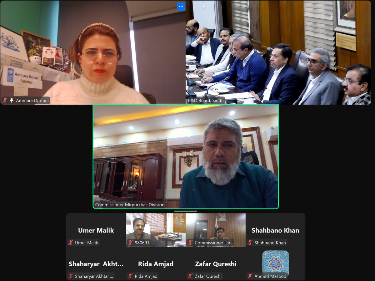 UNDP Pakistan (@undp_pakistan) on Twitter photo Under the chairmanship of @sindhgov1 <a href="/planninggovt/">Planning & Development Department Govt. of Sindh</a> <a href="/NajamShah/">Najam Shah</a>, <a href="/SindhSDGsUnit/">Sindh SDGs Support Unit</a> and #UNDPinPakistan’s ARR <a href="/AmmaraDurrani/">Ammara Durrani</a> presented the SDG Plus Program Outlook 2025 to the project board at the first Project Steering Committee meeting. Chairman directed the deepening and Under the chairmanship of @sindhgov1 <a href="/planninggovt/">Planning & Development Department Govt. of Sindh</a> <a href="/NajamShah/">Najam Shah</a>, <a href="/SindhSDGsUnit/">Sindh SDGs Support Unit</a> and #UNDPinPakistan’s ARR <a href="/AmmaraDurrani/">Ammara Durrani</a> presented the SDG Plus Program Outlook 2025 to the project board at the first Project Steering Committee meeting. Chairman directed the deepening and