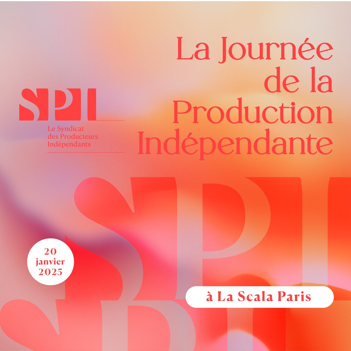 20/01/2025 Le SPI organise la 1ère Journée de la Production Indépendante à La Scala-Paris, partenariat avec <a href="/LeCNC/">Le CNC</a>, <a href="/GroupeAudiens/">Audiens</a> et <a href="/lefilmfrancais/">Le film français</a>. Professionnels de l’audiovisuel et du cinéma inscrivez-vous👉lajourneeduspi.com
#audiovisuel #cinema #productionindépendante