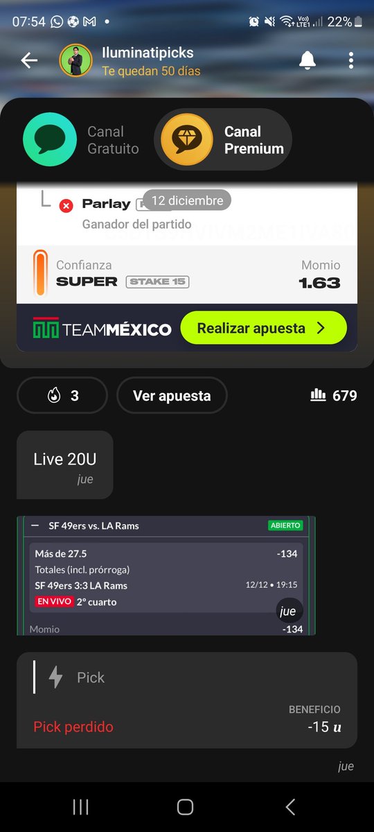 ElJelipeLopez's tweet photo. @iluminatipick @JuanAng01920530 Y este pick de 20U porque no se hizo oficial y se borró?, es pregunta https://t.co/aJ13VfKkXe