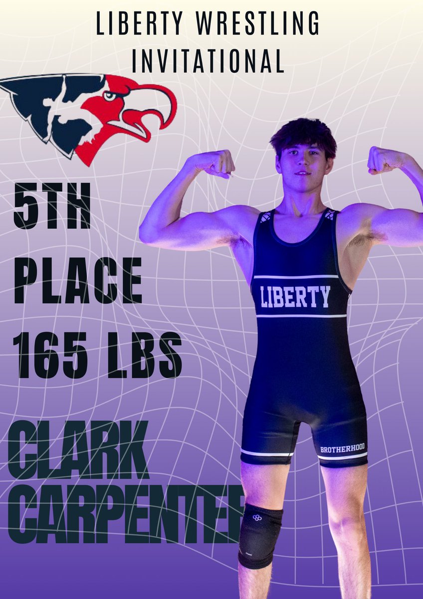 Congrats to Clark Carpenter for taking 5th at the Liberty Invitational!