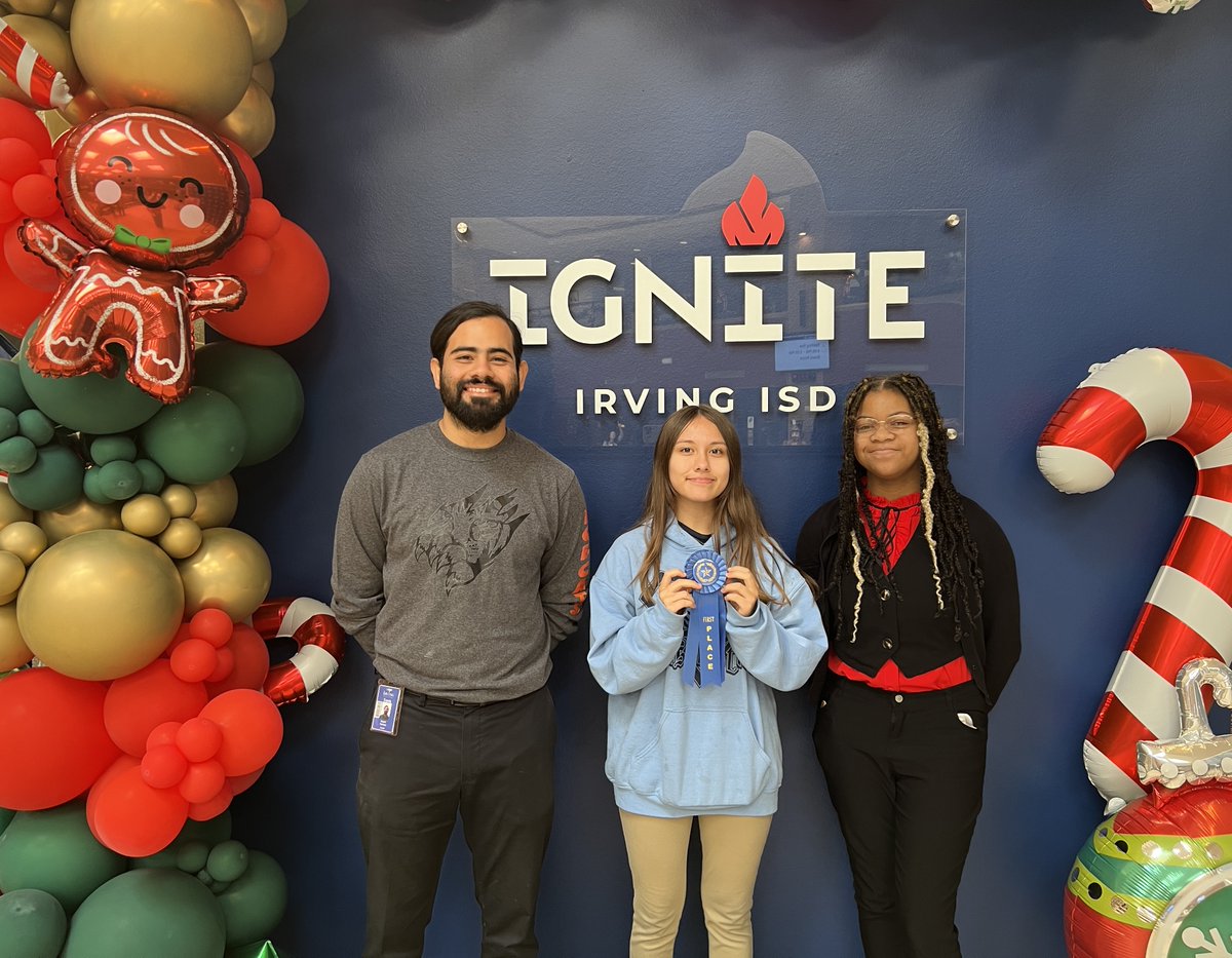 IrvingISD's tweet photo. After an hour of intense competition, the results are in! 🥁 Congratulations to our 1st and 2nd place winners 🥳:

🥇Elaina Ruiz, @TravisMSBobcats 
🥈Justin Gebauer, @LivelyEagles https://t.co/opMlV9TaUU
