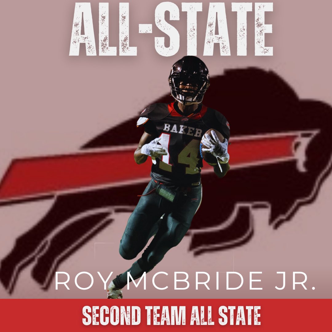 Coach J. Jackz M.S. (@coach_jjackz) on Twitter photo LOCKDOWN 14!!! Top 10 INTs in the country AND led the state in INTs with 11. True definition of a lockdown corner and of 70714. Congratulations #14 Roy McBride (<a href="/royalthe33/">Roy McBride</a>). <a href="/BAKERBUFFS/">BAKER HIGH FOOTBALL</a> has an All-State Player for the first time since 2017 and first one on defense since 2004 LOCKDOWN 14!!! Top 10 INTs in the country AND led the state in INTs with 11. True definition of a lockdown corner and of 70714. Congratulations #14 Roy McBride (<a href="/royalthe33/">Roy McBride</a>). <a href="/BAKERBUFFS/">BAKER HIGH FOOTBALL</a> has an All-State Player for the first time since 2017 and first one on defense since 2004