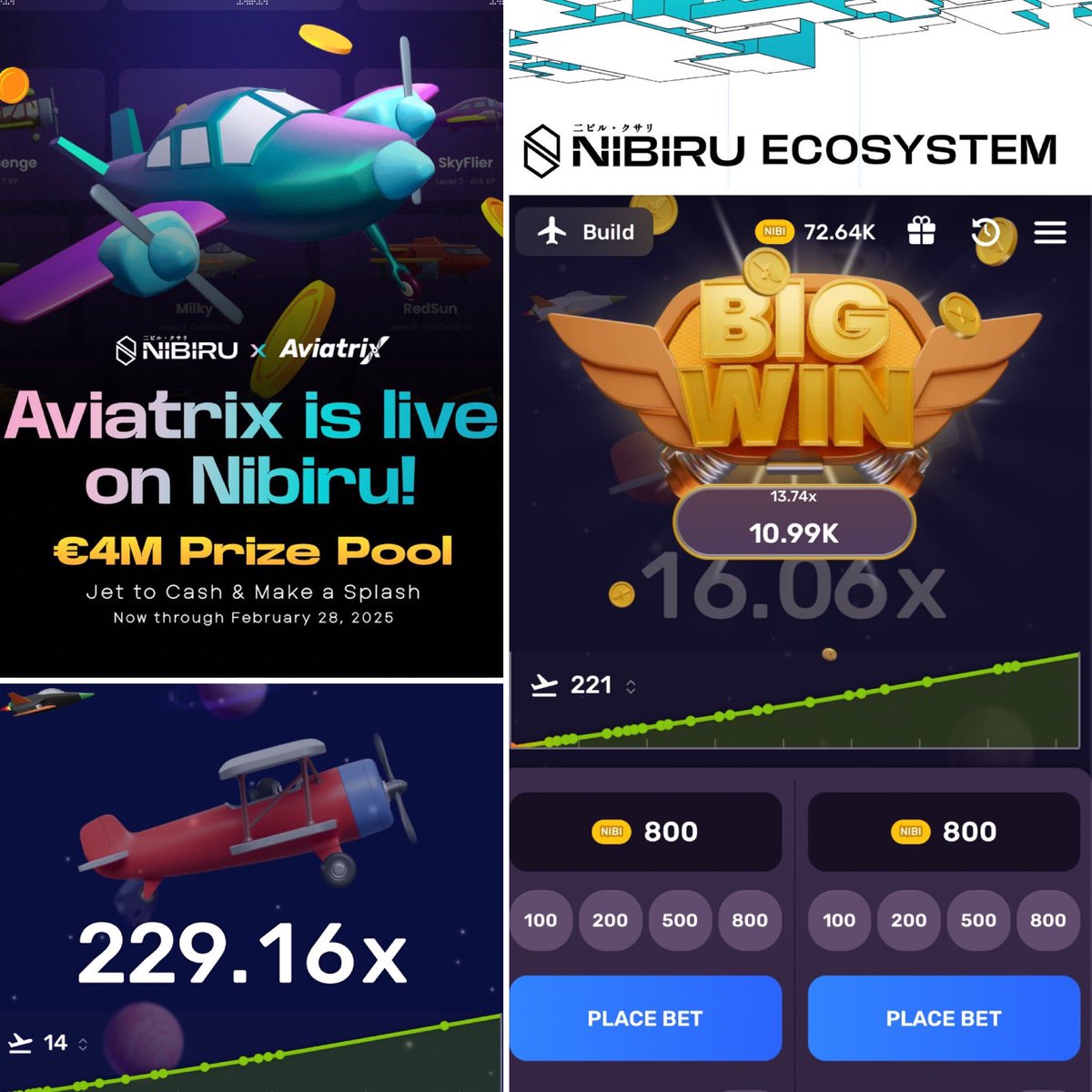 CRYPTO YODA (2025 ⏩) (@crypto_yoda1) on Twitter photo Just played my first game using <a href="/NibiruChain/">Nibiru Chain 🩵🌸</a> !! You can use your $NIBI to play <a href="/Aviatrix_game/">Aviatrix | crash game powered by Cosmos</a> super easy and smooth and easy gameplay, managed to win a nice bag of 70k $NIBI 👀👀 that’s an easy way to increase your holdings while having some fun. Ps. Gamble responsibly 🙂🤙🎉🎉 Just played my first game using <a href="/NibiruChain/">Nibiru Chain 🩵🌸</a> !! You can use your $NIBI to play <a href="/Aviatrix_game/">Aviatrix | crash game powered by Cosmos</a> super easy and smooth and easy gameplay, managed to win a nice bag of 70k $NIBI 👀👀 that’s an easy way to increase your holdings while having some fun. Ps. Gamble responsibly 🙂🤙🎉🎉