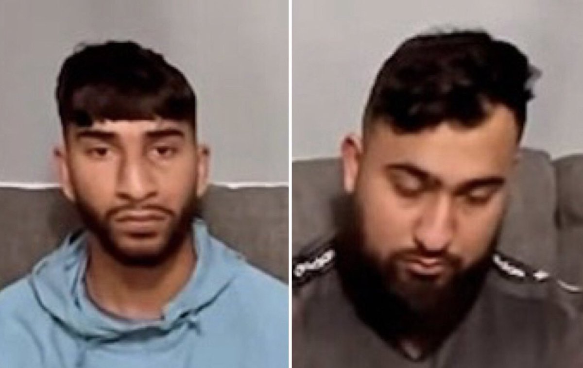 NicholasLissack's tweet photo. Given that half the country seems to be on trial this 20th January, one has to ask—why aren’t the Manchester Airport attackers?

These two thugs assaulted officers, broke a policewoman’s nose, and have yet to face any consequences.

The British public demands justice. https://t.co/djco10hBny