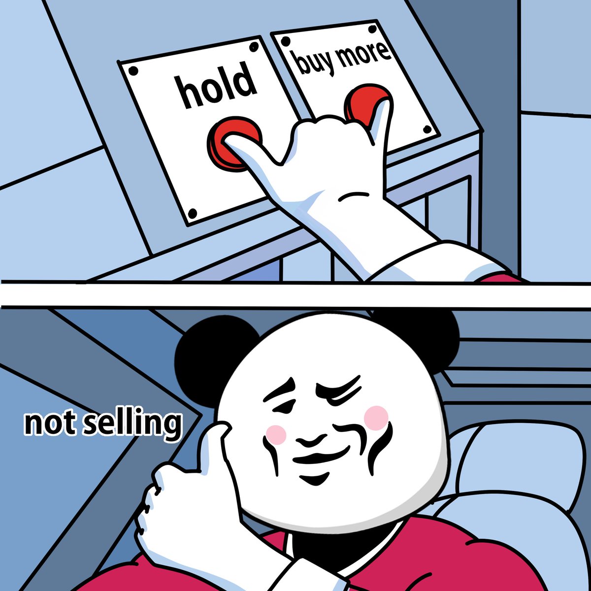 BIAO_meme's tweet photo. The two options $BIAO https://t.co/2ff2C0Z3xw