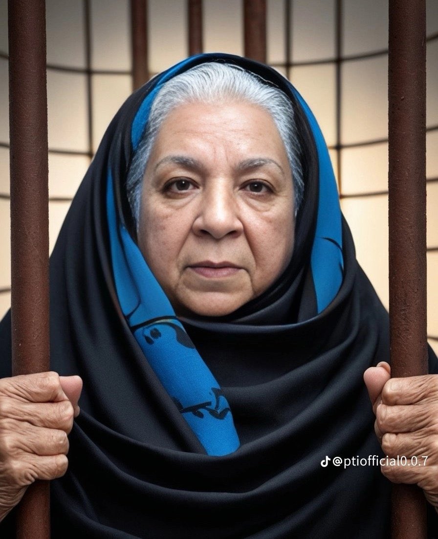 پاکستانیو جب کبھی حوصلے کی کمی پڑنے لگے تو 75 سالہ کینسر سروائیور ماں جی یاسمین راشد کی طرف دیکھ لیا کریں ڈیڑھ سال سے جیل میں قید ہیں اور ہار نہیں مان رہی ہیں