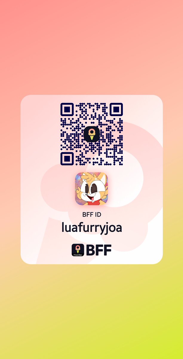 FURRYJOAlua's tweet photo. 응애 BFF 만들었뗘여 응애
BFF ID: luafurryjoa https://t.co/DoL6PfuYHm https://t.co/safcirPKLE