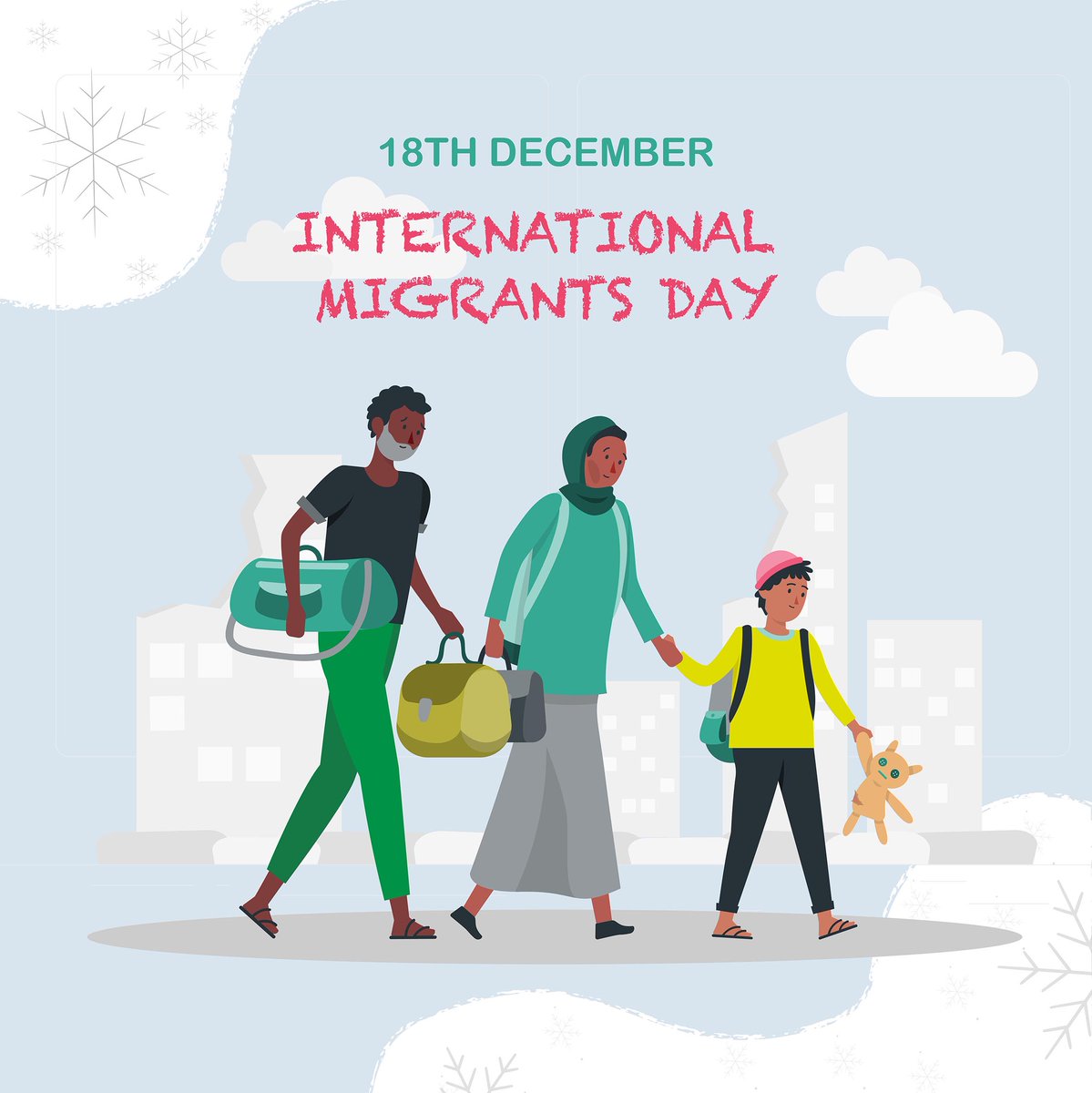 Every year on December 18th, International Migrants Day emphasises the protection of migrants’ human rights. The day also recognises the contributions and efforts of migrants around the world.

#MigrantsDay #HumanRights