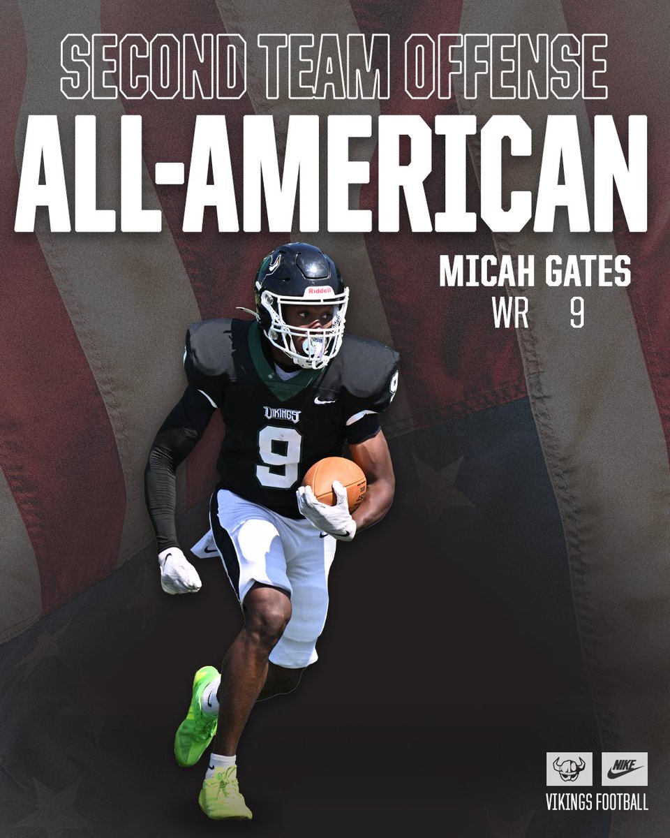 HVCCVIKINGS's tweet photo. 4 ALL AMERICAN SELECTIONS🔥
Congratulations to Vikings Cam Harbaugh, Micah Gates, and Benjamin Kilgore on their 2nd team All American Offense selection and Alexander Hedhili for his 2nd team All American Defense selection!
#hvccvikings https://t.co/1lAaQ8Zoj6