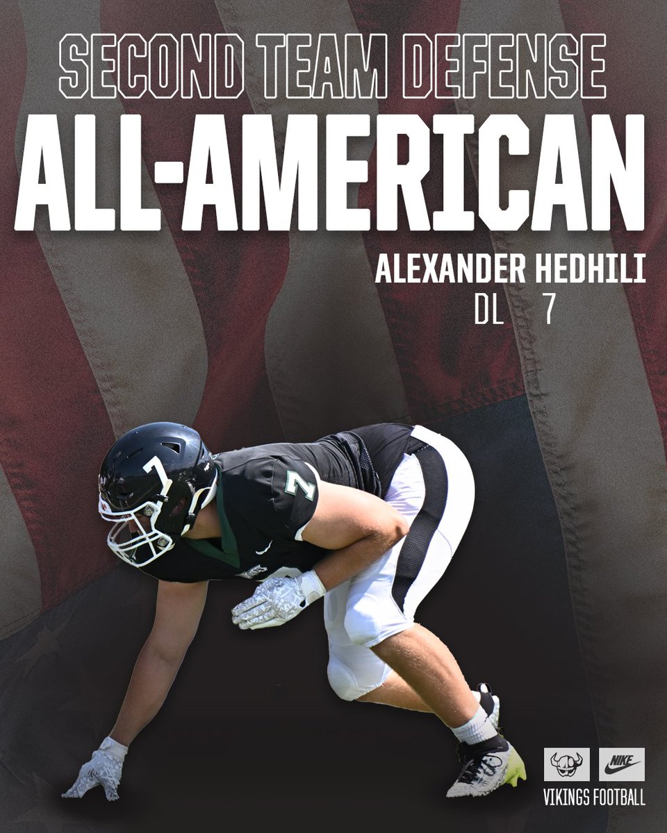HVCCVIKINGS's tweet photo. 4 ALL AMERICAN SELECTIONS🔥
Congratulations to Vikings Cam Harbaugh, Micah Gates, and Benjamin Kilgore on their 2nd team All American Offense selection and Alexander Hedhili for his 2nd team All American Defense selection!
#hvccvikings https://t.co/1lAaQ8Zoj6