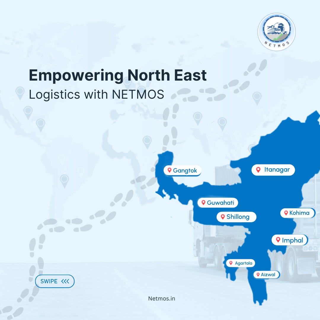 Netmos_India's tweet photo. 🌟 Empowering Northeast India with NETMOS! 🌟

Our Founder, Prakhar Kumar Singh, alongside NERCORMP MD Mr. Kayio and team, takes a leap towards transforming logistics in the region. 🚛

Seamless, smart, and connected transport solutions to uplift businesses and communities. 💼 https://t.co/qn1In1tNeY