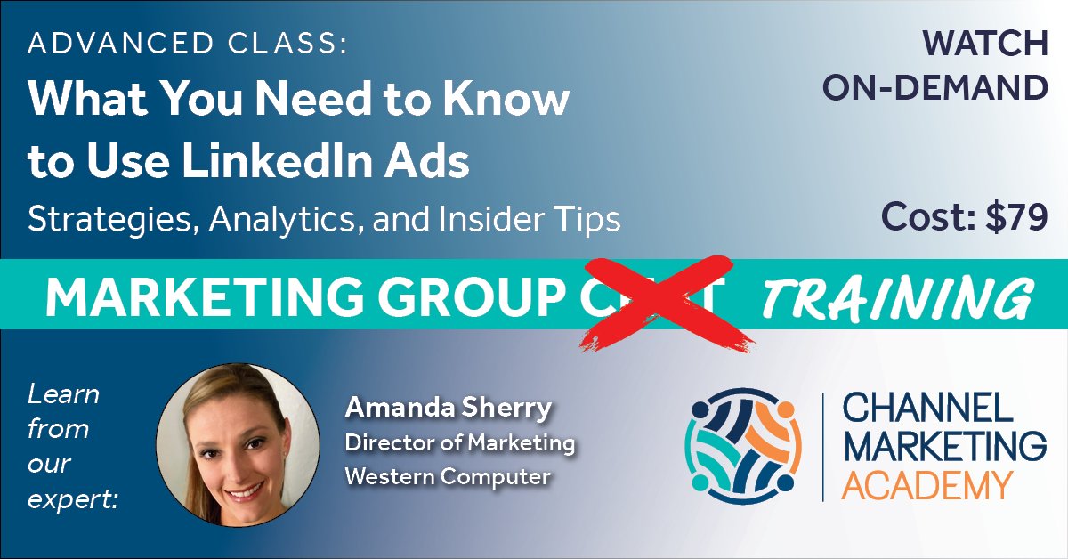 Find out how a successful marketer in our channel unlocks the full potential of LinkedIn ads in this training course. Put it into immediate practice for better results!

You’ll learn:
• Targeting Mastery
• Analytics Unveiled
• Budgets
• And more

bit.ly/49bVupw