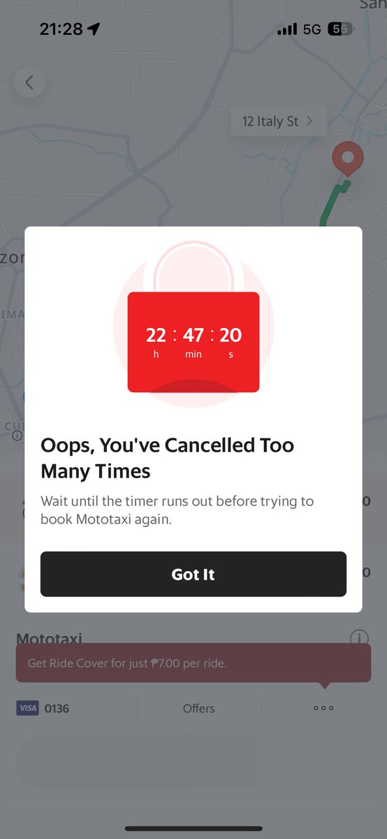 ramaroto's tweet photo. Pa-cancel ng pa-cancel ang mga riders na nabu-book ko kasi ayaw tumanggap ng credit card payment. Bakit kaya may ganung mode of payment if hindi naman pala uubra sa mga associates niyo. So eto ang ending… haaaay @moveitph ang cutie niyo 🤡🤡🤡 https://t.co/f9Z7byLS6X
