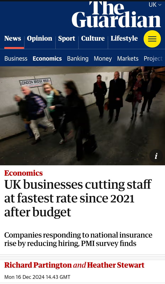BStardAlan's tweet photo. @RachelReevesMP People are losing their jobs because of your insane tax rises & inflation - in May the lowest level in almost three years - has now risen to be the *highest* in the G7 🤡🌍
#RachelFromAccounts #Budget24 https://t.co/GO55xfsH93