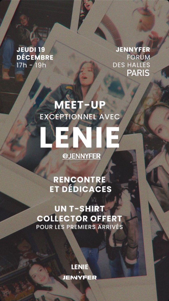 Lenie en meet up demain à Paris