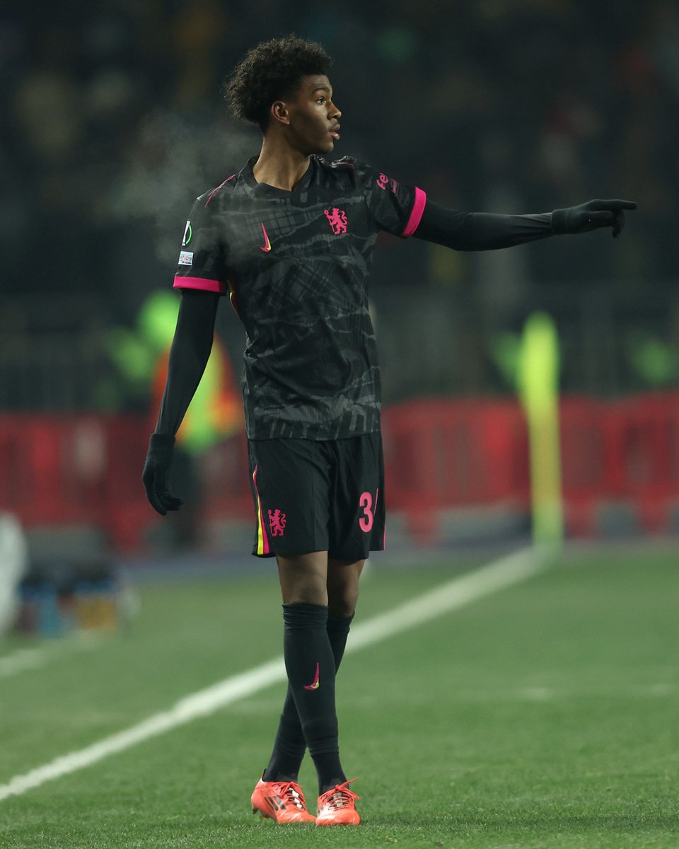 Conf_League's tweet photo. The future is bright for 18-year-old Josh Acheampong 🌟 

#UECL | @ChelseaFC https://t.co/kM4KP6mK7D