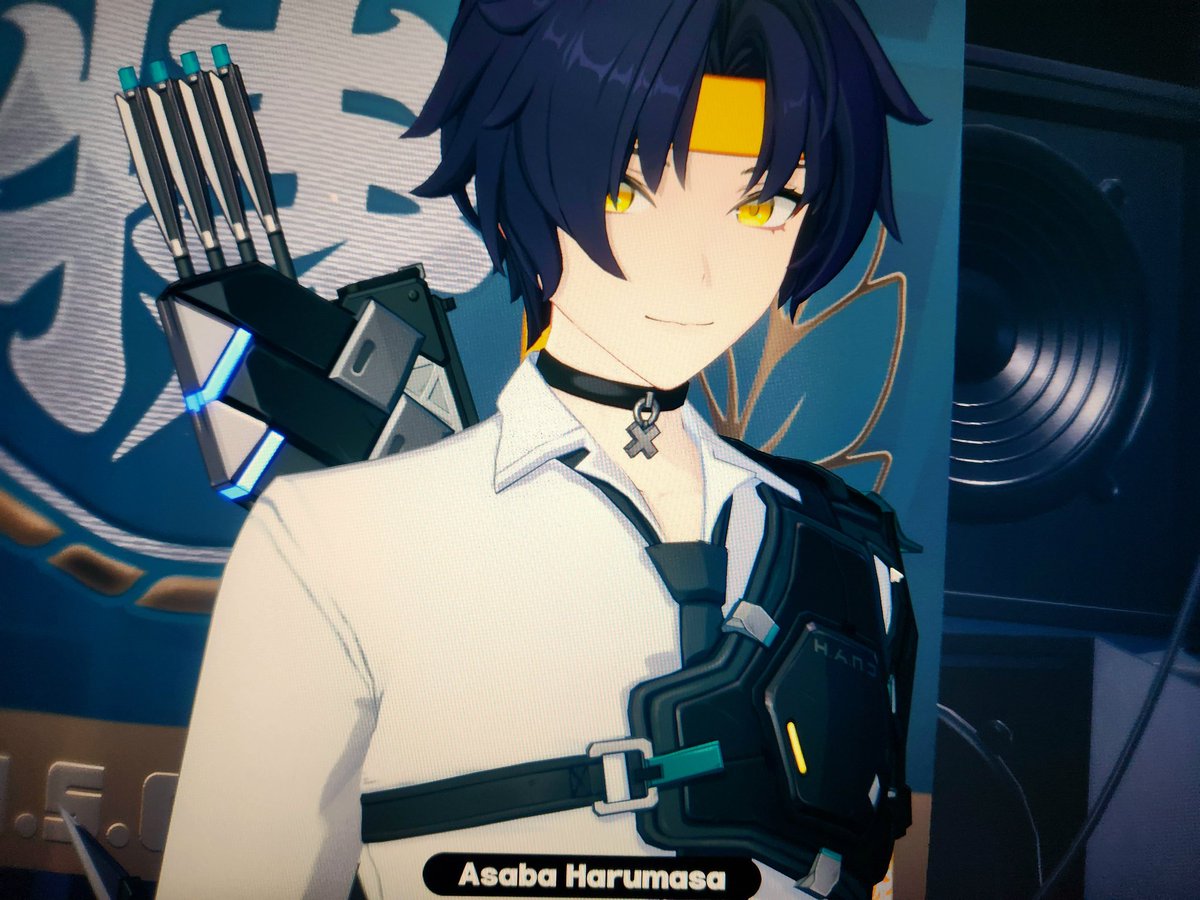 CalaN0x's tweet photo. It's been a really busy week, but I'm happy Harumasa is finally here!! I've been looking forward to him being a playable character since I first met him in the game 🥰 

#zzzero #ZZZ #Harumasa https://t.co/ikNcExWBg8