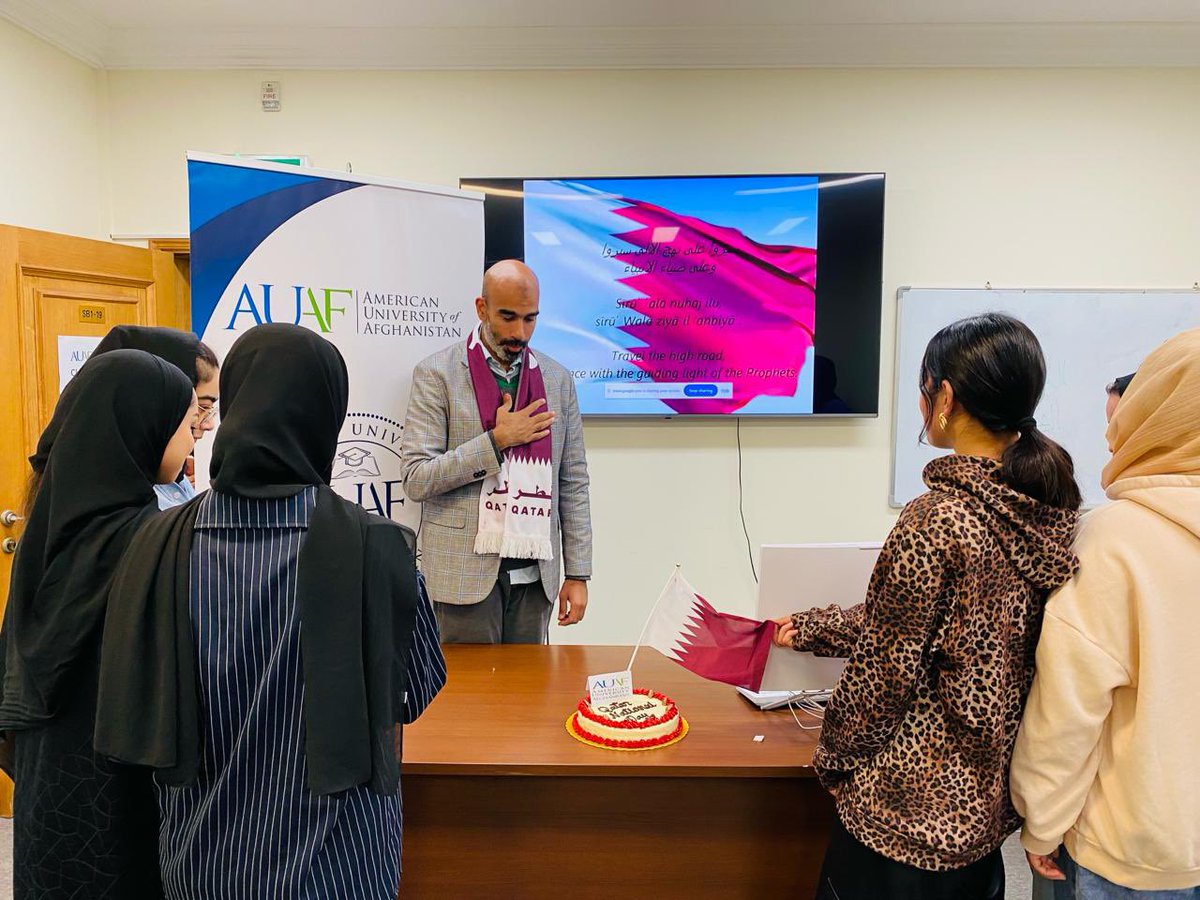 Today, AUAF observes Qatar’s National Day, celebrating this important moment in the country’s history. We are proud to embrace the spirit of this special day by strengthening our bond with Qatar and supporting Afghan students in their pursuit of academic aspirations.