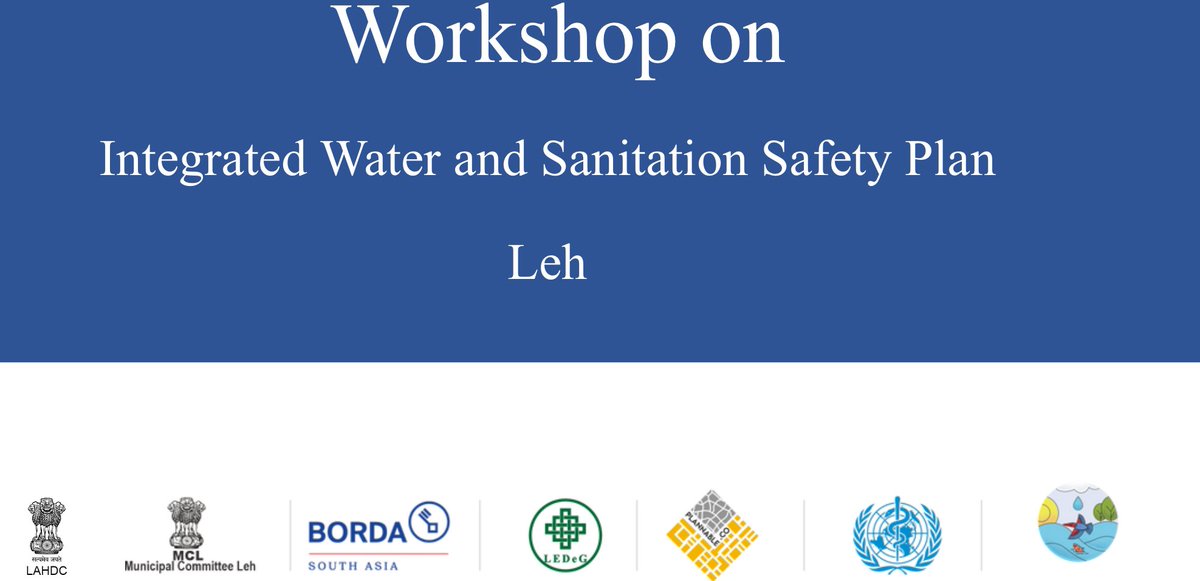 Tashi8Tashi's tweet photo. We at Plannable, are preparing the first ever Integrated Water and Sanitation Safety Plan for Leh town. This plan is crucial for identifying &amp; managing the risks &amp; health hazards in the water supply and sanitation systems. ensuring safe and sustainable services for the community. https://t.co/mb10qnE8BP