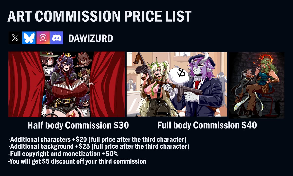 dawizurd's tweet photo. February 2025 price update https://t.co/45EH6DesYD