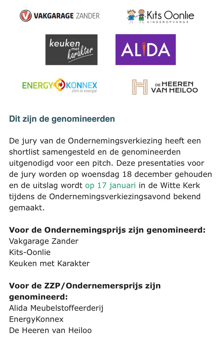 Kits Oonlie is genomineerd!!! Wij voelen ons zeer vereerd omdat het thema dit jaar juist Maatschappelijk Verantwoord Ondernemen is. Via ondernemendheiloo.nl/stem/ kan je eventueel een stem uitbrengen. #KitsOonlie #Heiloo #Limmen #Alkmaar
