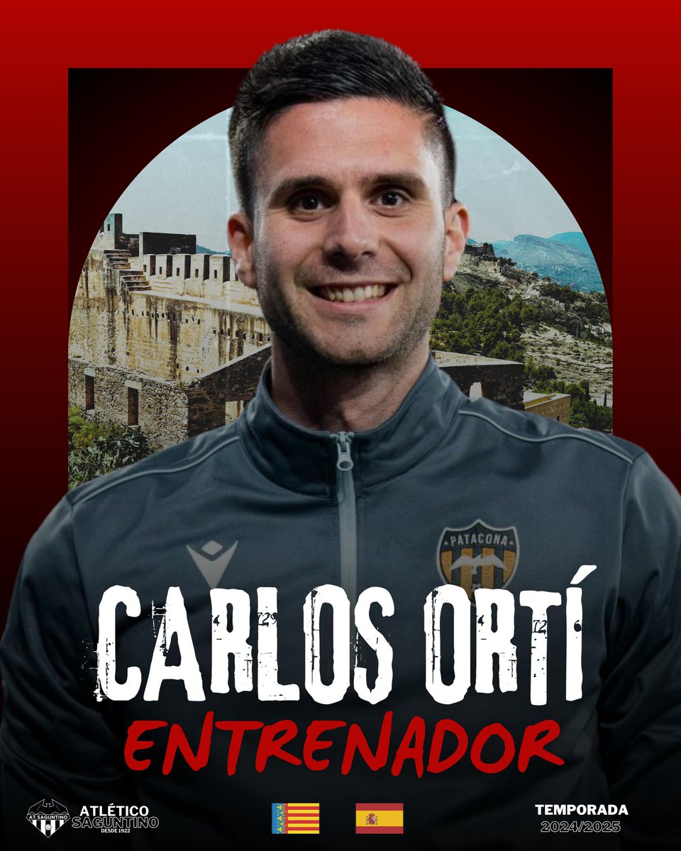 ENTRENADOR | CARLOS ORTÍ LLANAS

Bienvenido a tu nueva casa <a href="/CarlosOrti_4/">Carlos ortí</a>

«Estoy contento y con mucha ilusión de formar parte de este proyecto en un club tan histórico como el Saguntino»

atleticosaguntino.es/Actualidad/Not…

#Entrenador #CarlosOrtí #AtleticoSaguntino #3RFEF