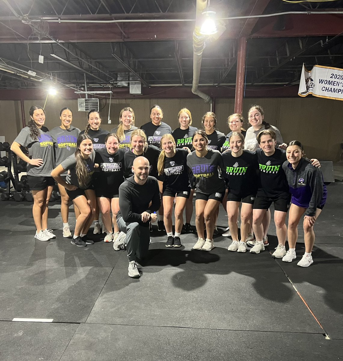 BruinsSoftball1's tweet photo. The Bruins have completed the challenge! They worked hard to compete today! This team puts in the work. Way to go Bruins!🐻💜 https://t.co/i2wnLg3IaW