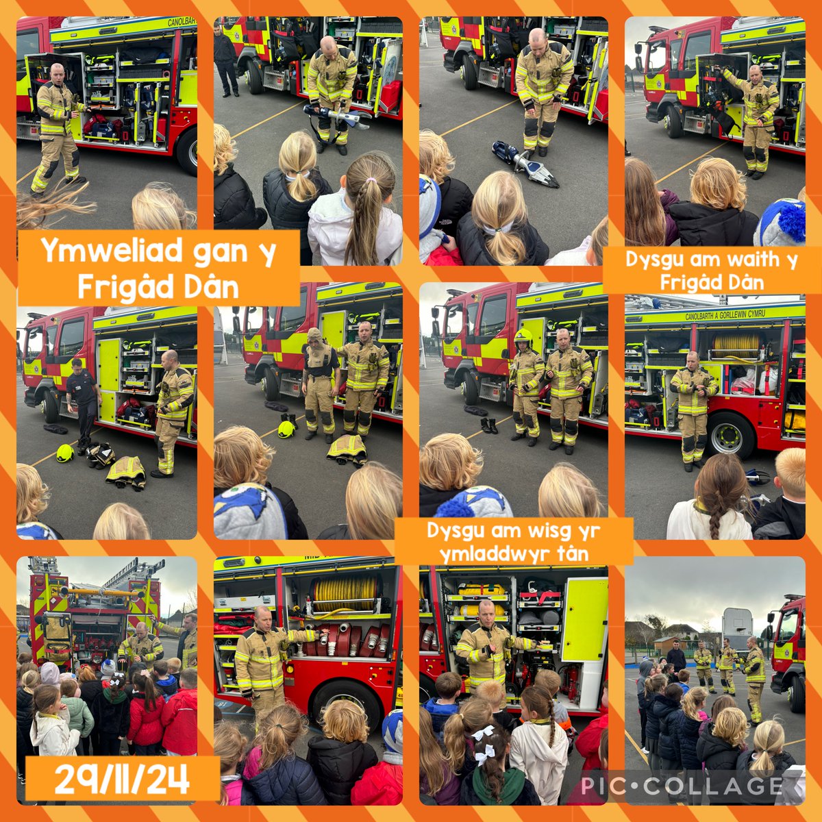 YG Brynsierfel (@ygbrynsierfel) on Twitter photo Cafodd Dosbarth Hwyaden🦆ymweliad gan y Frigâd Dân i ddysgu am ei swydd a sut maent yn helpu yn y gymuned 🚒🔥🧯👨🏻🚒 <a href="/mawwfire/">Tân CGC / MAWW Fire</a> Cafodd Dosbarth Hwyaden🦆ymweliad gan y Frigâd Dân i ddysgu am ei swydd a sut maent yn helpu yn y gymuned 🚒🔥🧯👨🏻🚒 <a href="/mawwfire/">Tân CGC / MAWW Fire</a>