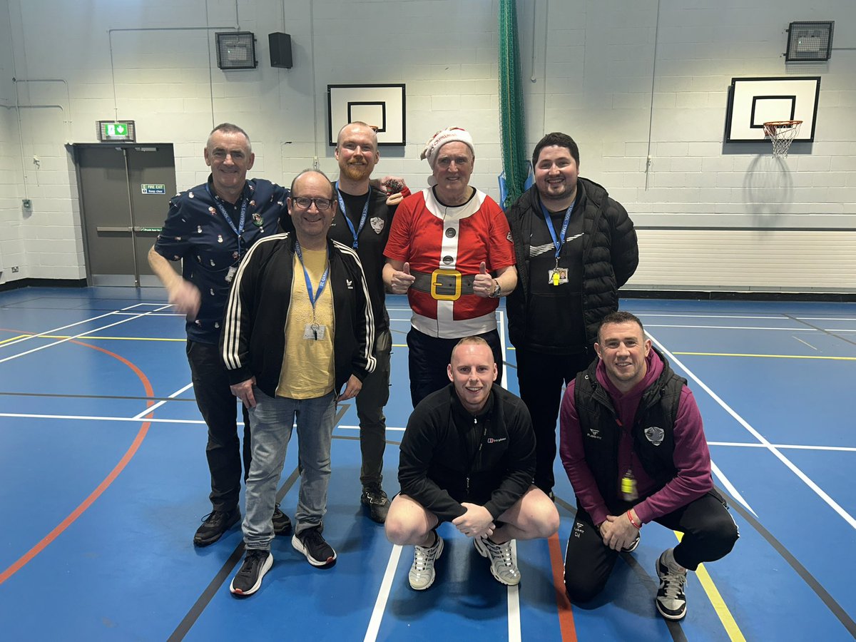 Always a pleasure conducting the Santa Hat Aerobics in <a href="/StGerardsSS/">St. Gerard’s Special School</a> as well as meeting up with some of the many <a href="/lasallebelfast/">De La Salle College</a> past pupils who work in the fantastic school.