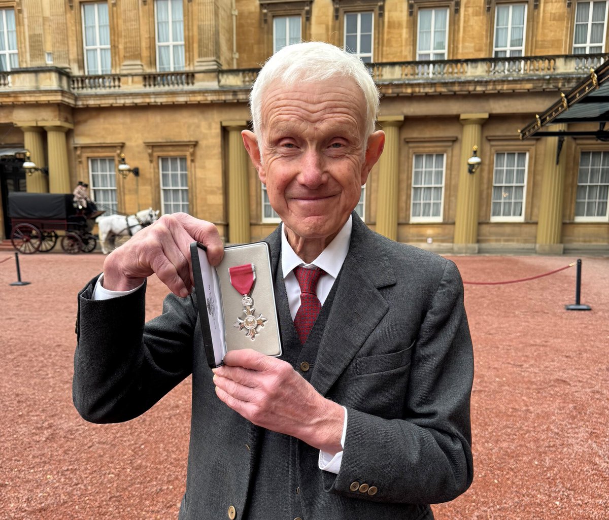 TFA Cymru Chair, Dennis Matheson was at Buckingham Palace on 18 December 2024 to receive his MBE, 🎖️ awarded in His Majesty the King’s 2024 New Year Honours list. 

Congratulations Dennis for all that you have done for <a href="/TFACymru/">TFA Cymru</a> and the tenanted sector of Agriculture in Wales.