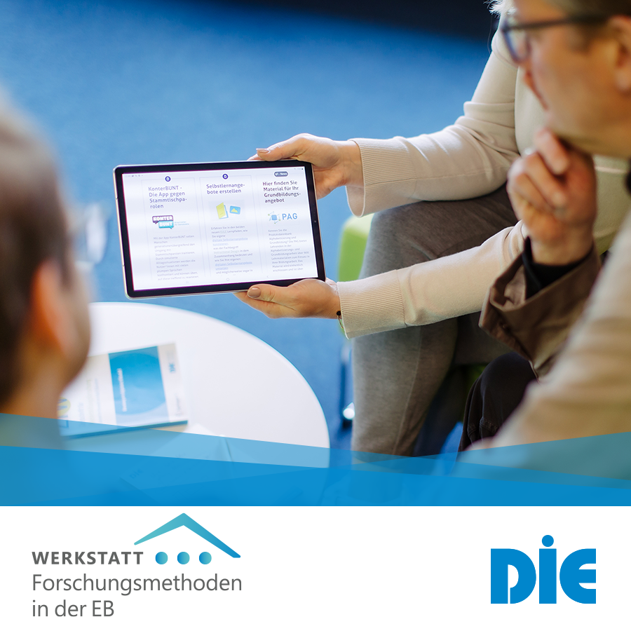 Herzliche Einladung zur Werkstatt Forschungsthemen in der Erwachsenenbildungwissenschaft 2025 🔗 24.–25. Februar 2025, Pädagogische Hochschule Zürich. Programm und Anmeldung: t1p.de/r7yhc