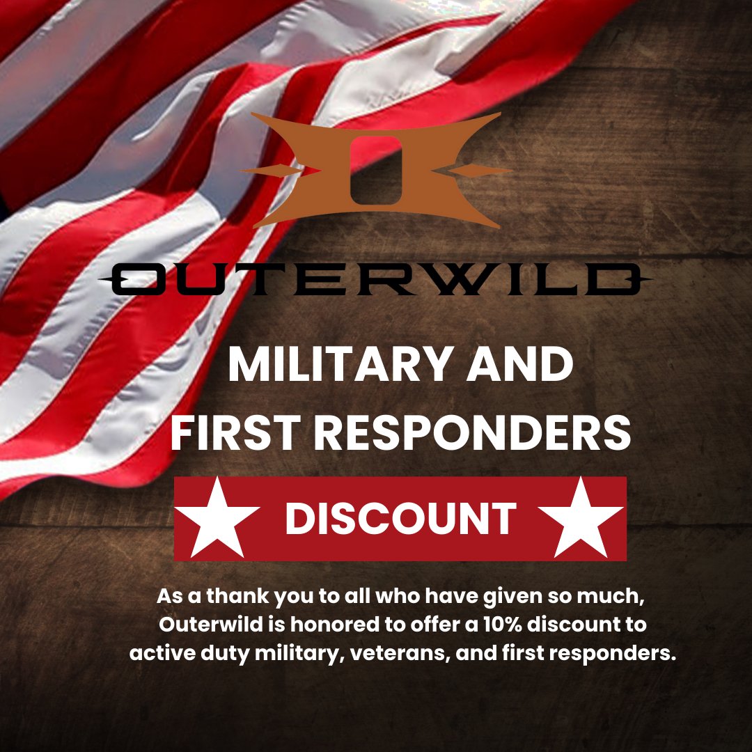 Outrwldoutpost's tweet photo. Are you Military or a First Responder? Do you want 100% American made parts and accessories for your next build?
https://t.co/c9EozYWf09 https://t.co/lrfkupXDKd