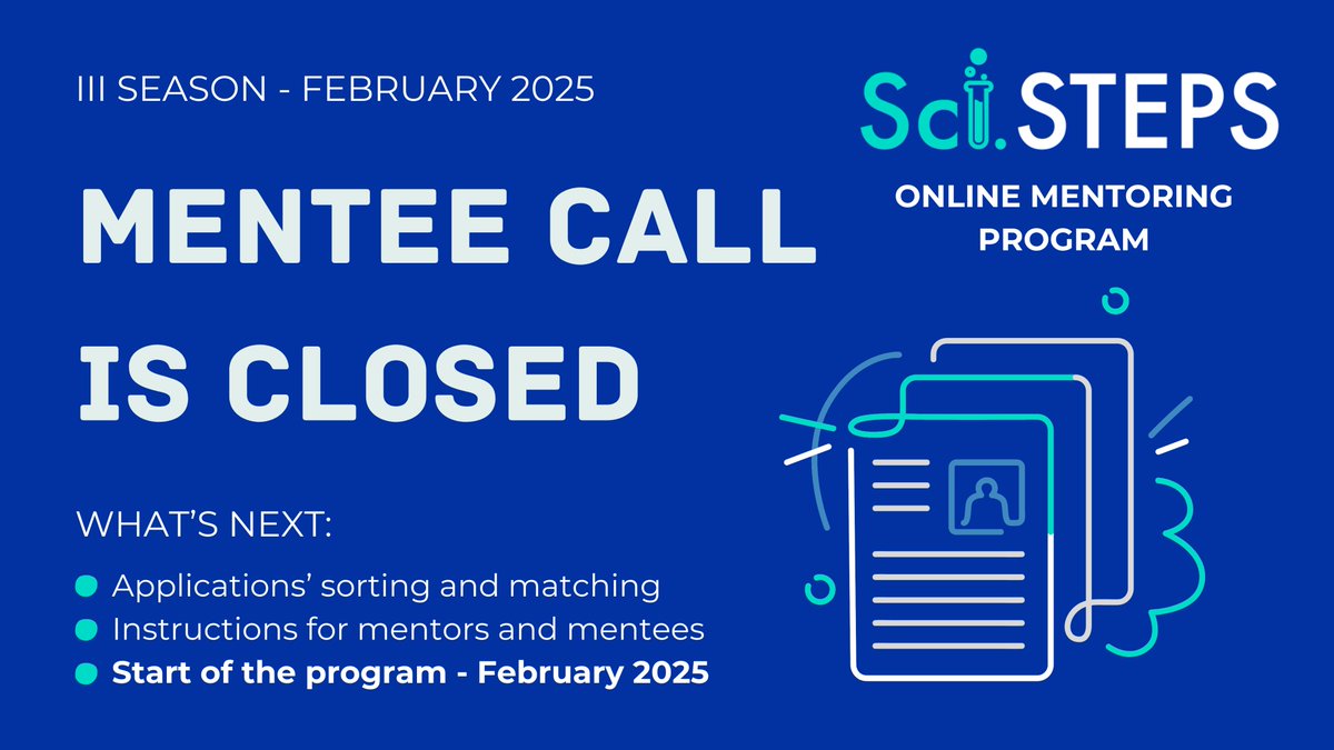 Sci.STEPS - Mentoring Program for Scientists tweet media