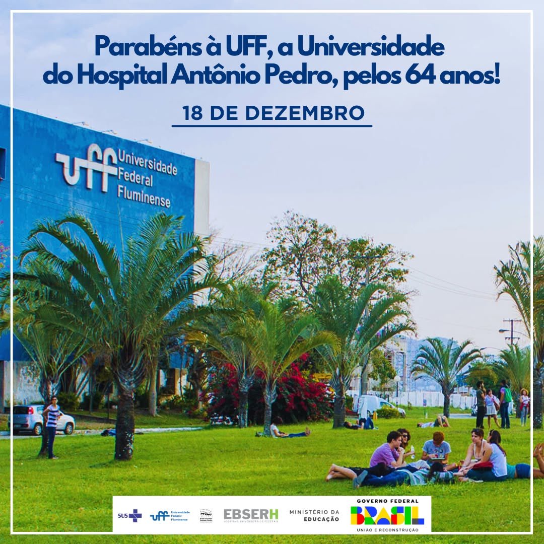 OckeReis's tweet photo. Repost from @huap
@uff_br
Hoje é o dia da nossa Universidade Federal Fluminense, que abraça o Hospital Universitário Antônio Pedro há 64 anos, na missão de assistência, ensino e pesquisa. 🤝
Parabéns aos que fazem parte da história da @uffoficial ! 🎈🎂
@liacuff
#huap #uff https://t.co/ZpYuC6g5NC
