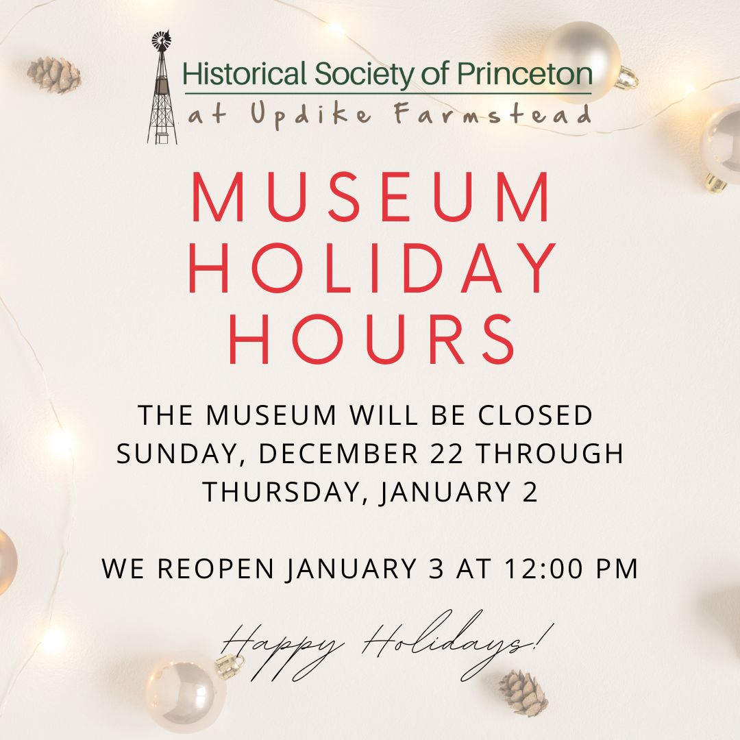 Historical Society of Princeton tweet media