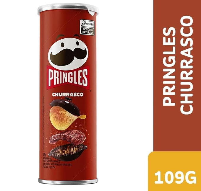 Salgadinho Batata Frita Pringles® Churrasco 109g