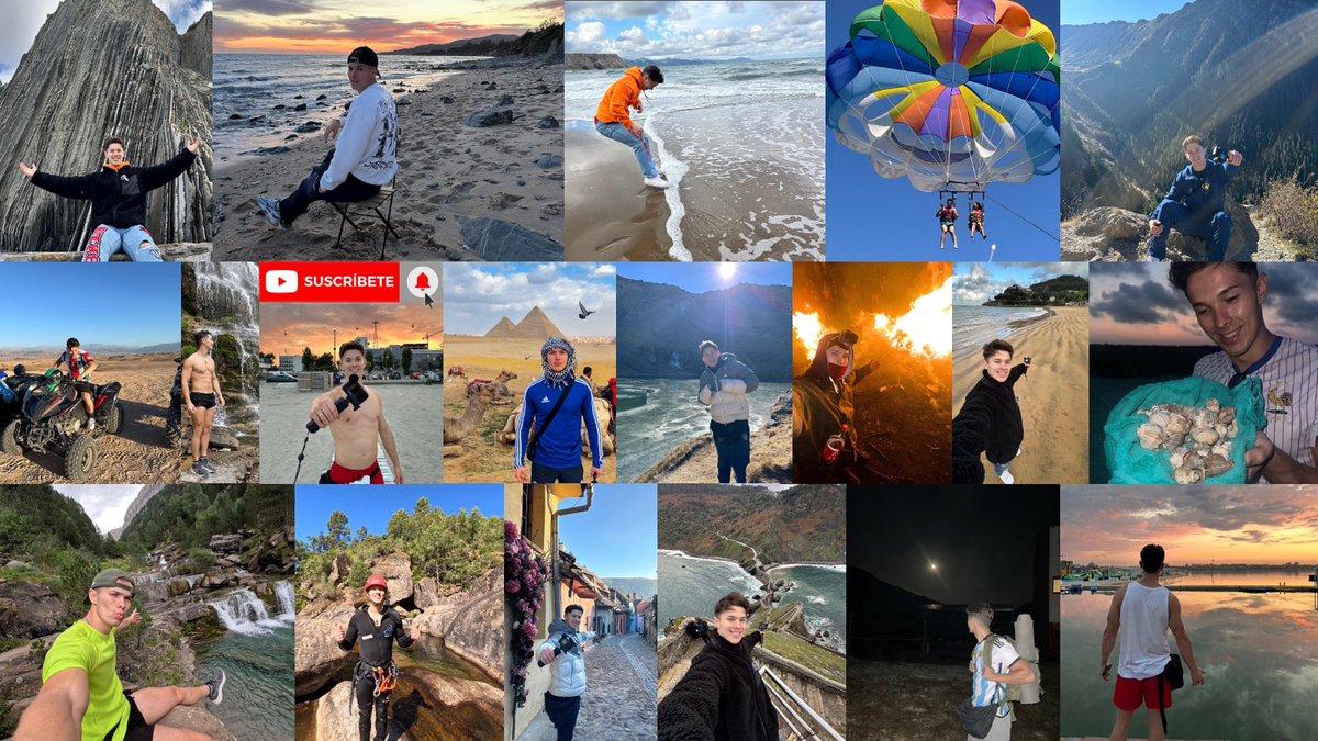 Muy buenas amigos!!! Hace mucho tiempo no aparecía por aquí…
He estado desaparecido más de 1 año mientras viajaba por el mundo con una camarita🤳🏽 grabándolo todo. 🌏
Cree un canal de YouTube, para subirlo todo: youtu.be/nBOTW92OLBg?si… 
PD: Son Vlogs para ver mientras comes.😆🍝