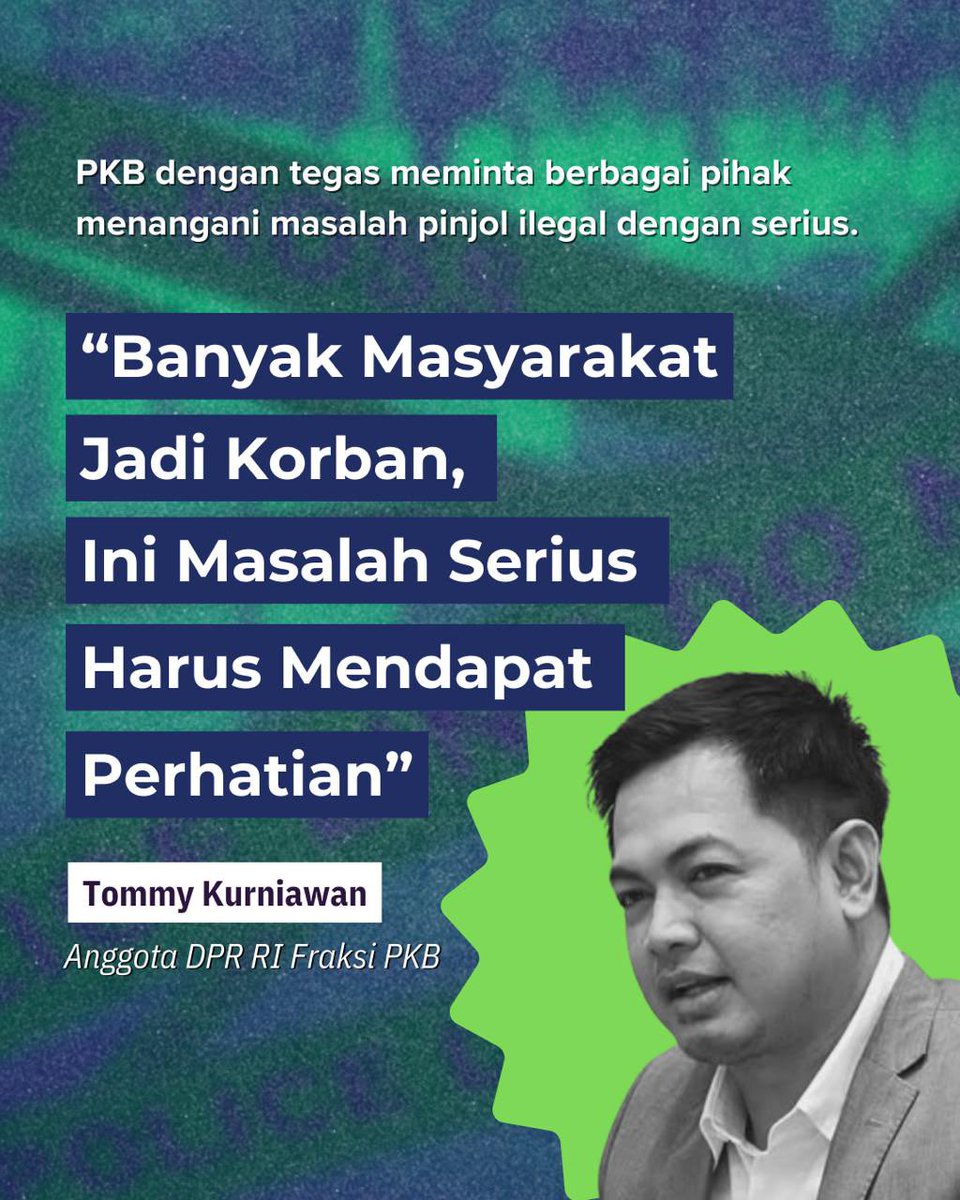Lagi-lagi kasus akibat terjerat pinjol memakan korban. <a href="/tommykurniawan7/">TOM KUR official</a> <a href="/DPP_PKB/">DPP PKB</a> <a href="/FraksiPKB/">Fraksi PKB DPR RI</a> 

Pemerintah harus tegas memberantas pinjol ilegal dan juga mengedukasi masyarakat tentang bahaya pinjol.

#pkb #pinjolilegal