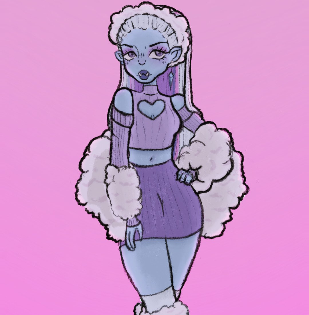 mxlkyy_wxyy's tweet photo. Abbey Bominable ❄️💕
#monsterhigh #abbeybominable #monsterfanart #dolls #art #digitalart #fanart https://t.co/HqHcscqSFf