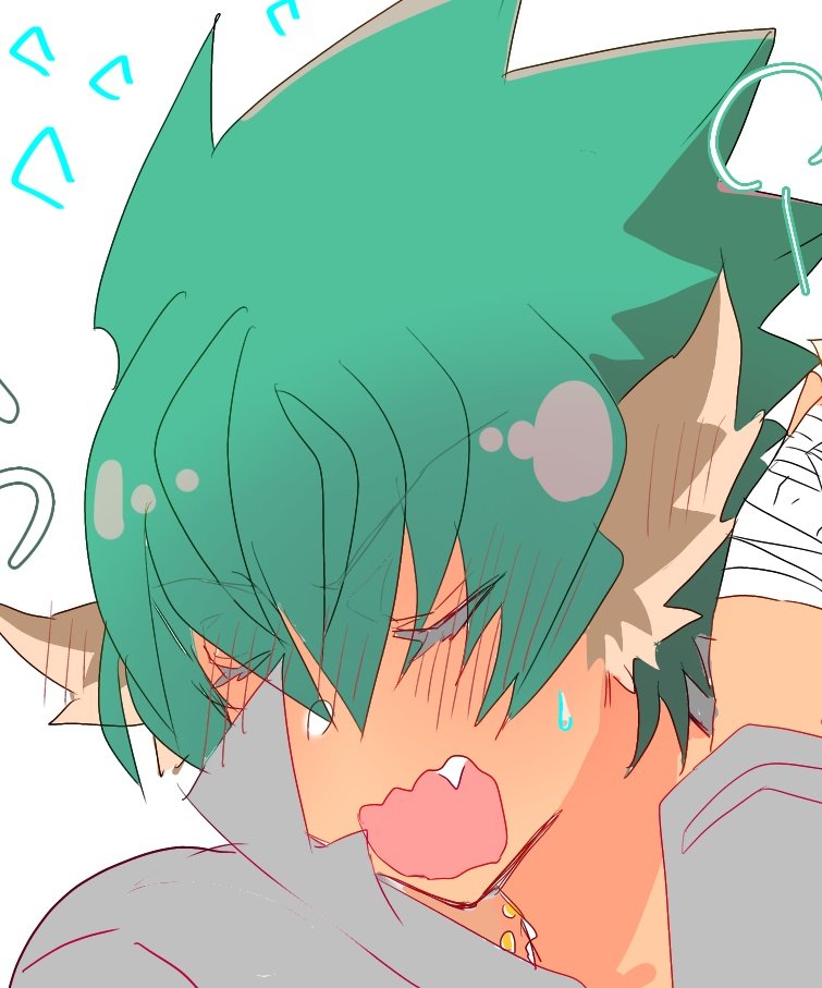 「#みんなの照れ顔アッシュが見たい時期によって絵柄まちまちですが!照れッシュ描くの」|たいごのイラスト