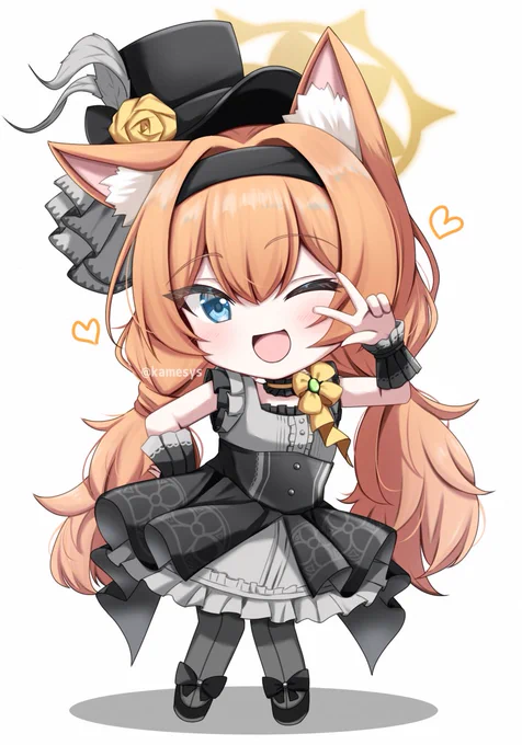 グッズ用に描いたちっこいアイドルマリー#ブルアカ 