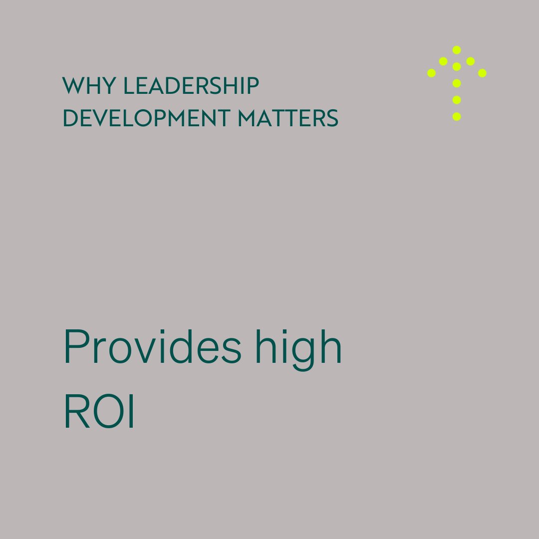 AppelloPartners's tweet photo. Why does leadership development matter?

It provides high ROI.

There are real performance increases and financial growth that can ensue from this work (typically seen through increased profits, reduced turnover, and enhanced business values).

#leadershipdevelopmentmatters https://t.co/TyUSSU1RrQ