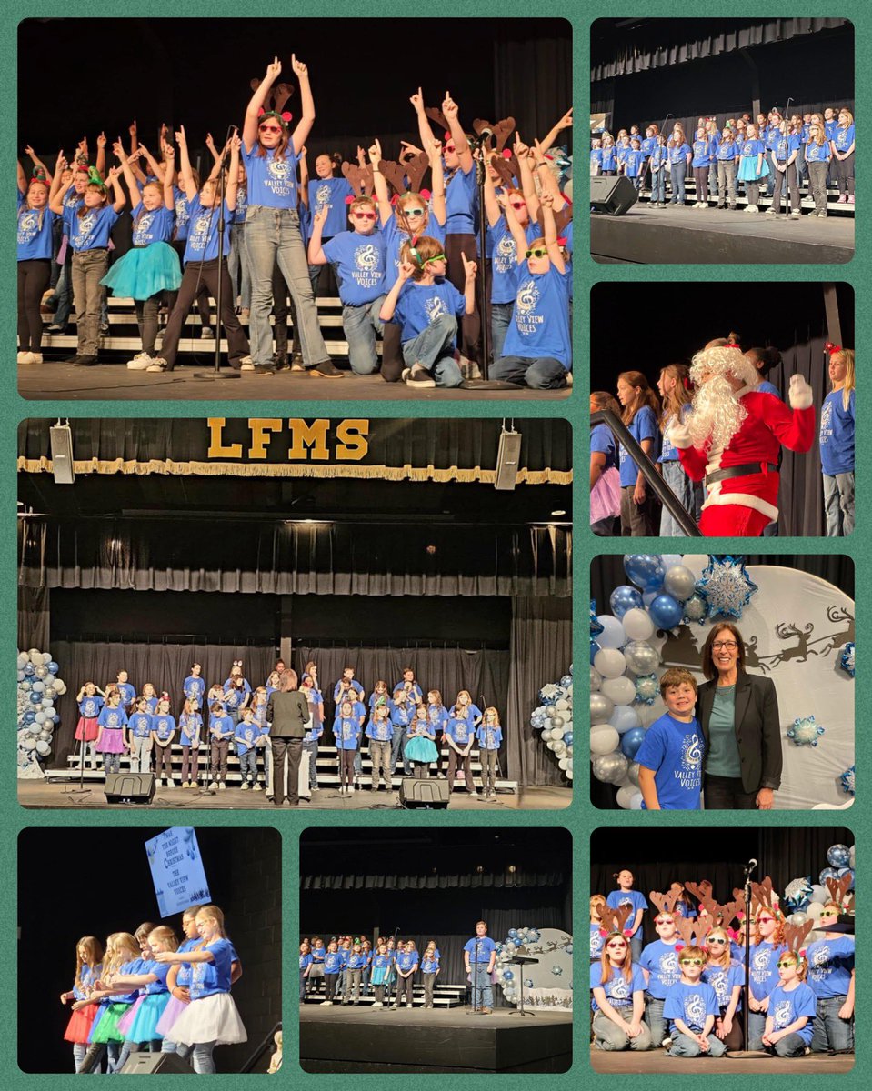Three cheers for the Valley View Voices, who presented a magical Christmas performance for all in attendance. Under the direction of music teacher <a href="/kathryn_roman/">Kathryn Roman</a>, choir members worked tirelessly to shine so brightly on the stage! We couldn’t be prouder! 🎄 <a href="/BradleySchools/">Bradley Co. Schools</a>