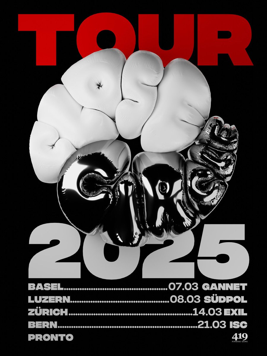 tickets goin fast! 
419.ch/tour