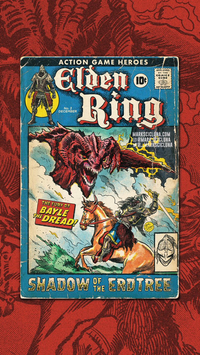 _markscicluna's tweet image. “CURSE YOU, BAYLE!” 🐉🏰🗡️🔥 #EldenRingFanart #ELDENRING