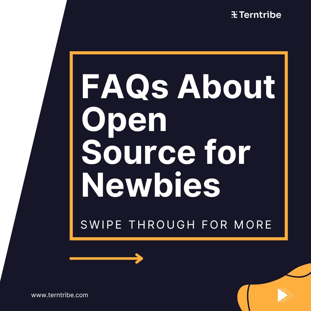 terntribe's tweet photo. Curious about Open Source?, We've got you covered.π
Be part of something BIGGER: Contribute, Learn and Grow with Open Source.
#Terntribe #opensource #opensourcecommunity #FAQ #techquestion #tech https://t.co/wwJ9A0FYKX