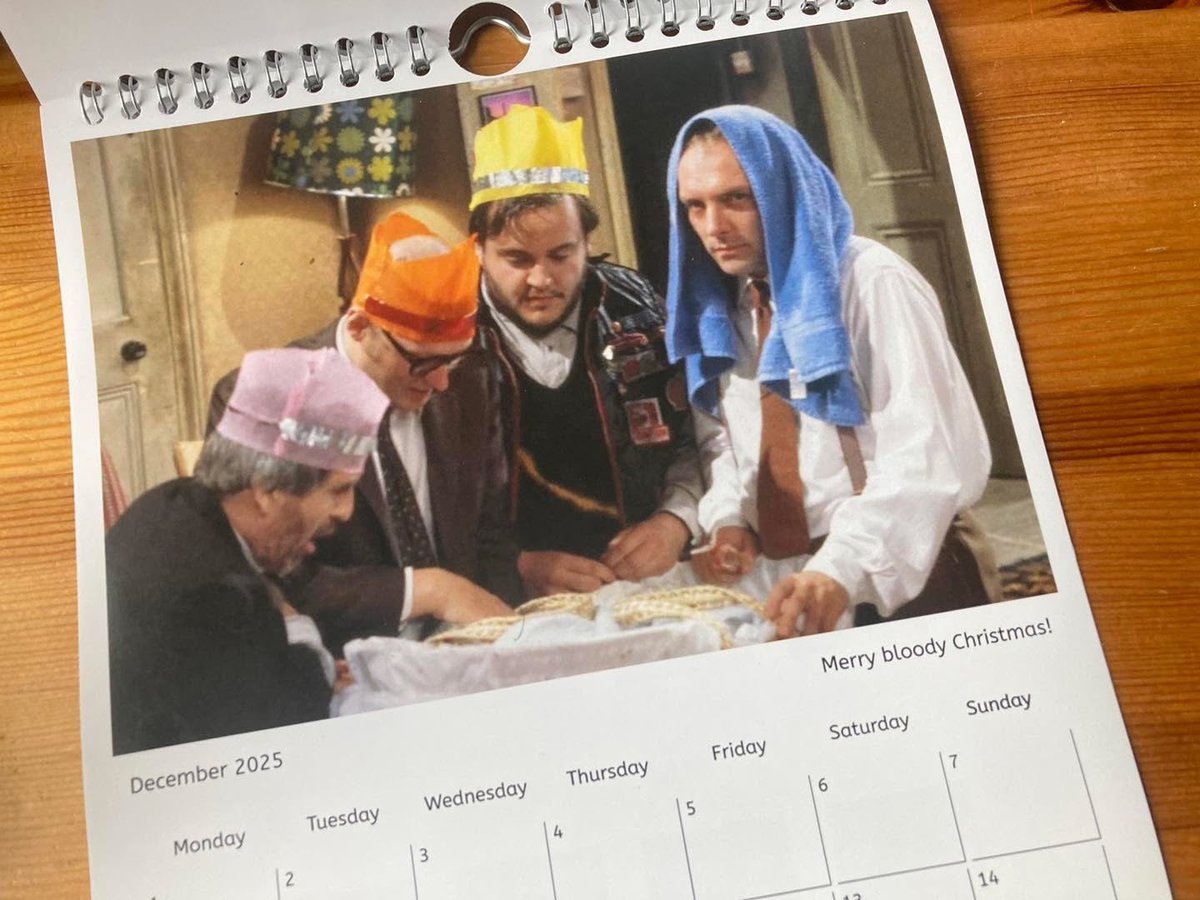 talkingbottom's tweet photo. MID-WEEK COMPETITION TIME! For a chance to win a ruddy marvellous Talking Bottom 2025 calendar, share this post and reply, telling us your favourite Bottom fight, stunt or bit of violence.
A winner drawn from all entries across our social media will be announced friday. https://t.co/hfO5Nj1qTI