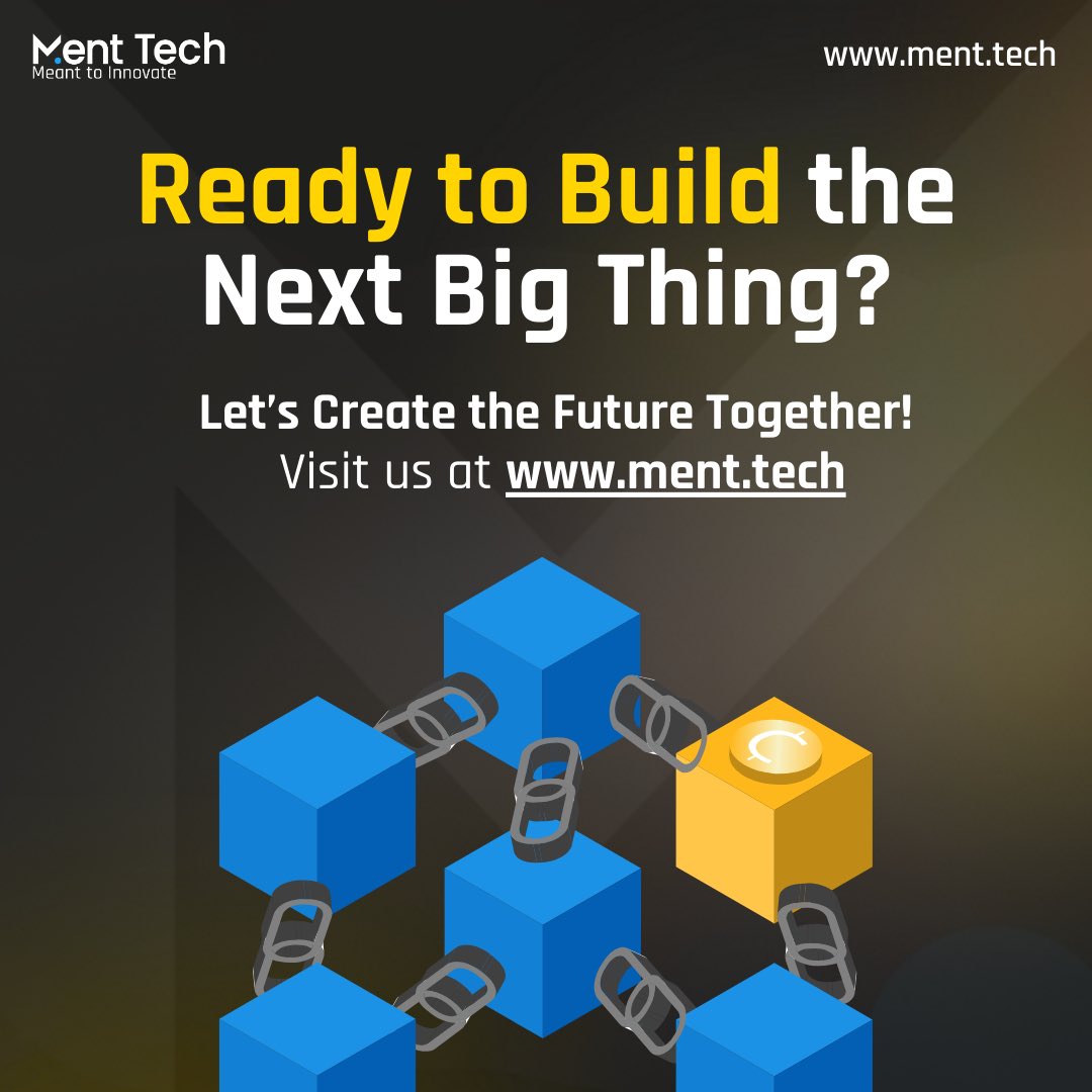 menttechlabs's tweet photo. Revolutionize the future with AI + Blockchain! 
From custom AI agent launchpads to smart contracts and tokenomics, we bring your vision to life. 🚀 

Let’s build the next big thing together! 🤝

👉 Visit us at [https://t.co/8xd4brqFOW]

#ai #blockchain #menttechlabs. https://t.co/jTT13xUgCY