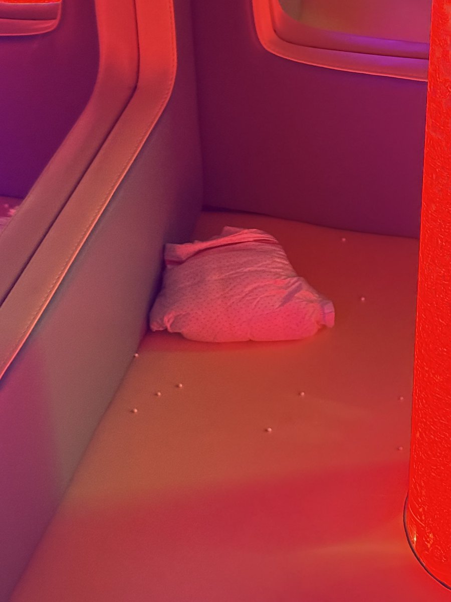 RendleRachael's tweet photo. As you can see from the attached photos there was a dirty nappy and a McDonalds drink left behind. As the sign states; no food or drinks are allowed in the room. Is this not monitored or cleaned regularly? This was incredibly disgusting and disappointing. Please do better. https://t.co/ylN4CDWShp